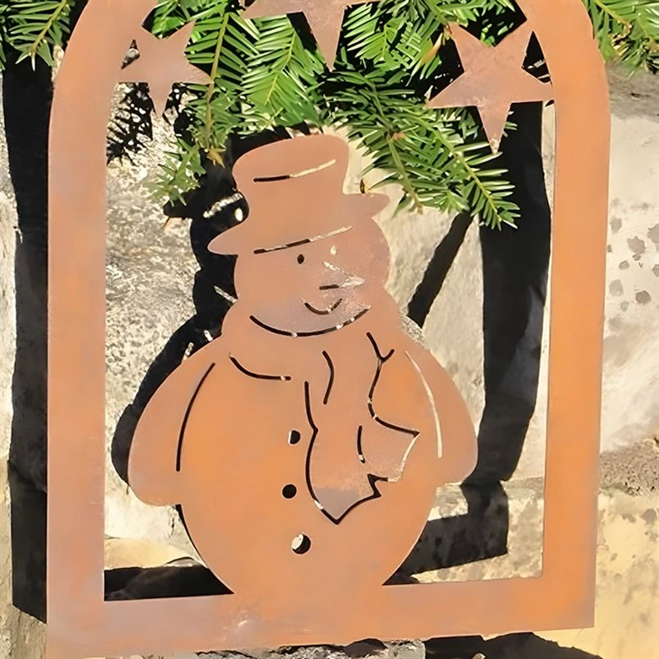Festival Customized Corten Steel Made Wall Art