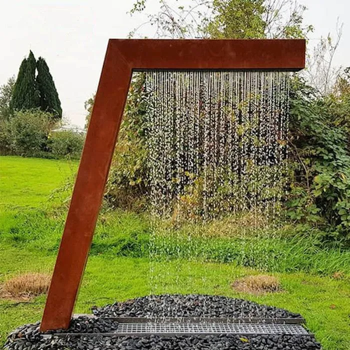 backyard water fountain for home