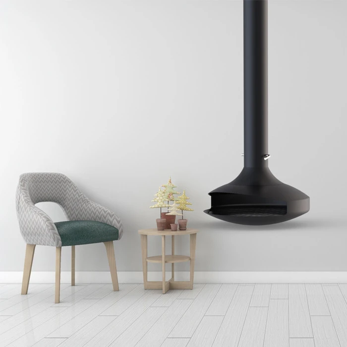 decorative wood burning fireplace