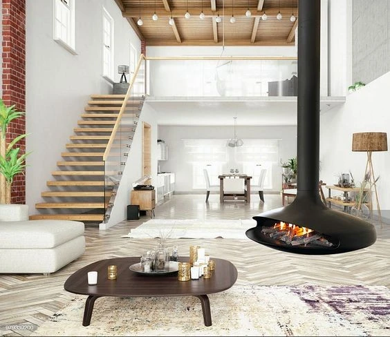 Ceiling Hanging/Suspended Electric Fires