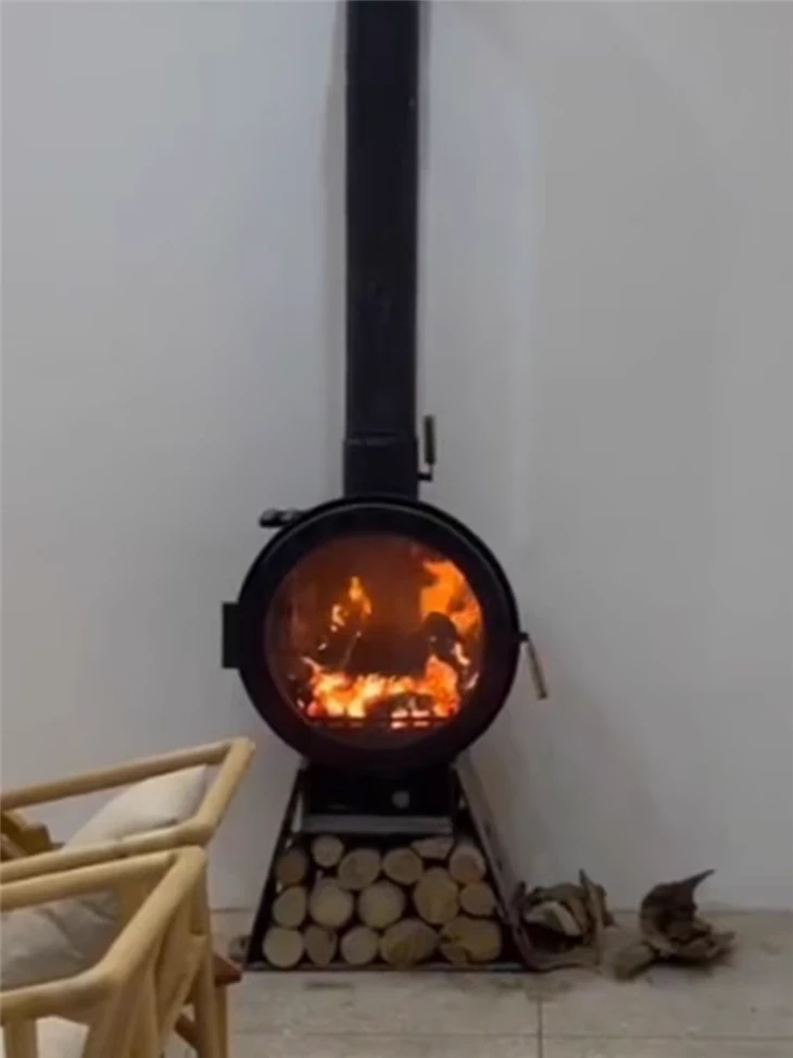 High Quality Easy Installation Wall Mounted Tire Fireplace