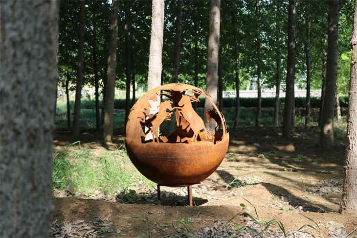 Laser Cut Metal Spherical Fire Pit suppliers