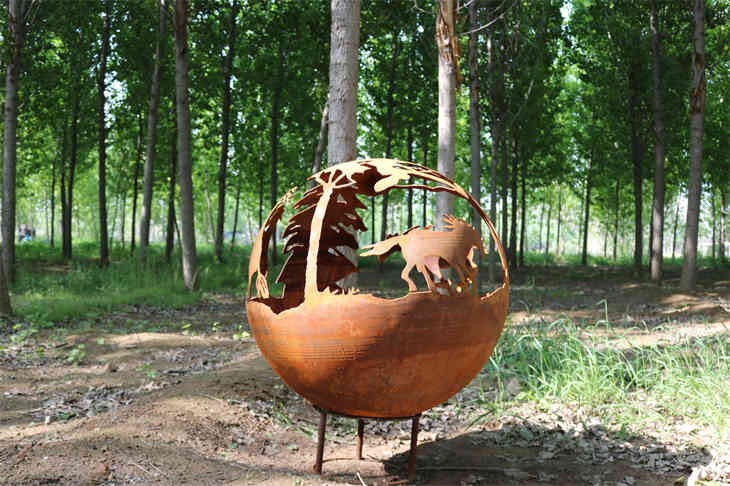 Modern Design Sphere Fire Ball suppliers